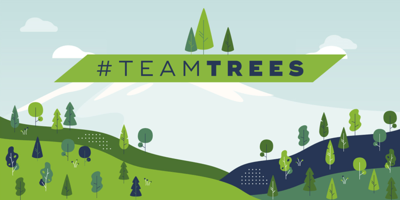 $1 PLANTS A TREE"Help us plant 20 million trees around the globe by January 1st, 2020."